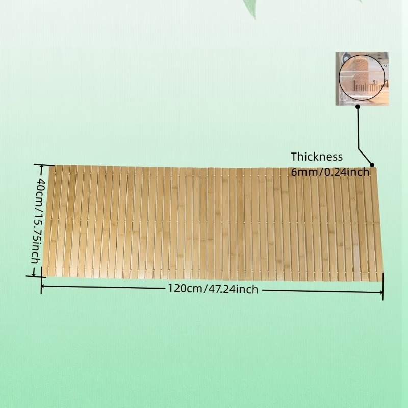 40 X 120Cm Large Size Bamboo B - огляд і ціна Bamboo Bath Mat