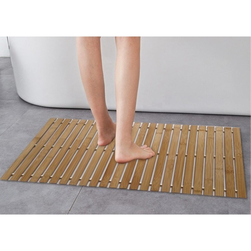 40 X 120Cm Large Size Bamboo B - огляд і ціна Bamboo Bath Mat