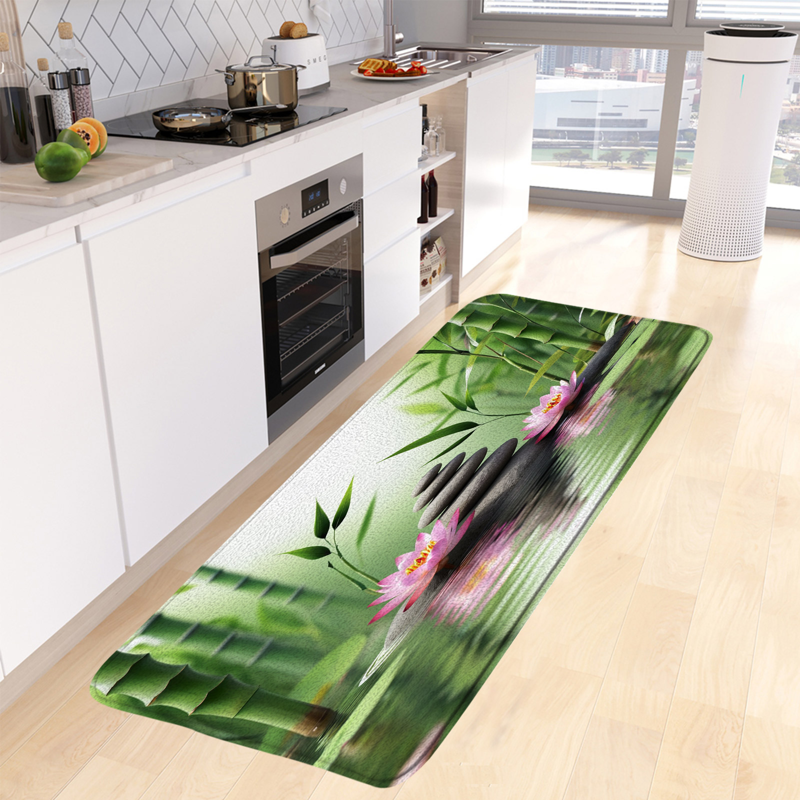 Zen Green Bamboo Bath Mat Pink - огляд і ціна Bamboo Bath Mat