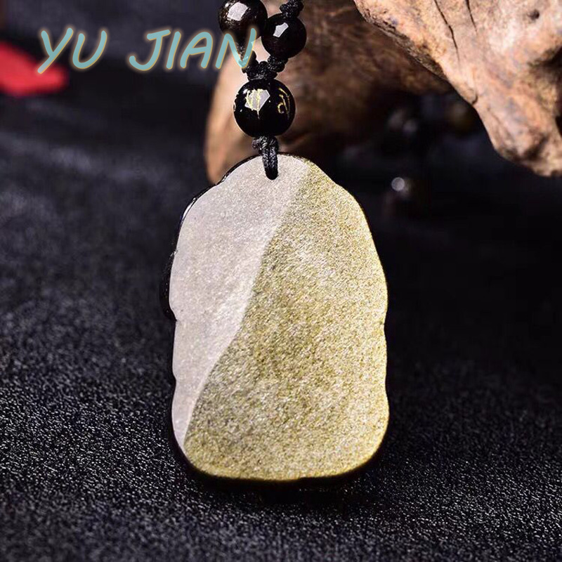 Natural Gold-Obsidian Pendant  - огляд і ціна Longevity Health & Wellness Hotel