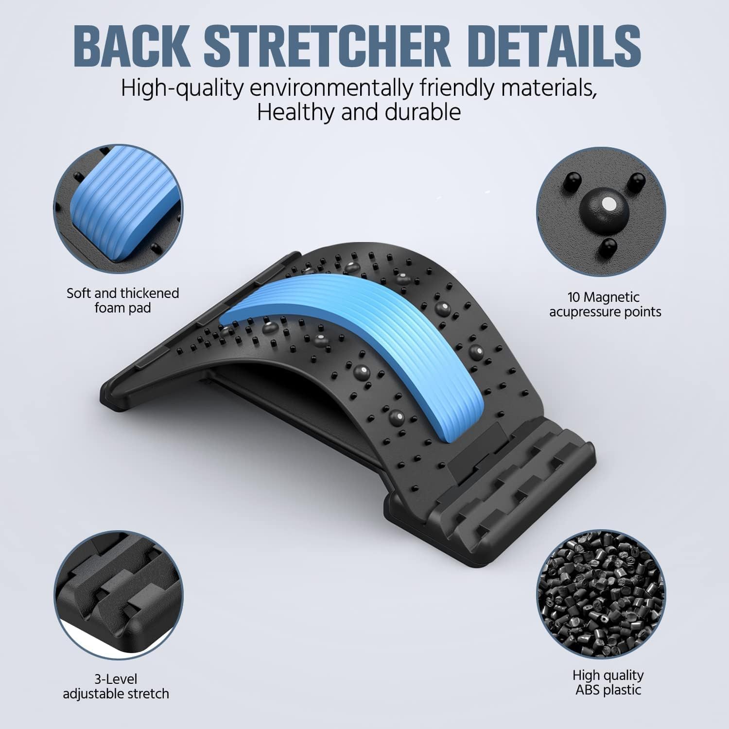 Multi-Level Back Stretching De - огляд і ціна Back Stretcher Lumbar