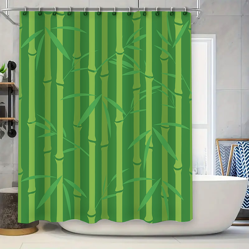 Green Bamboo Shower Curtain wi - огляд і ціна Bamboo Bath Mat