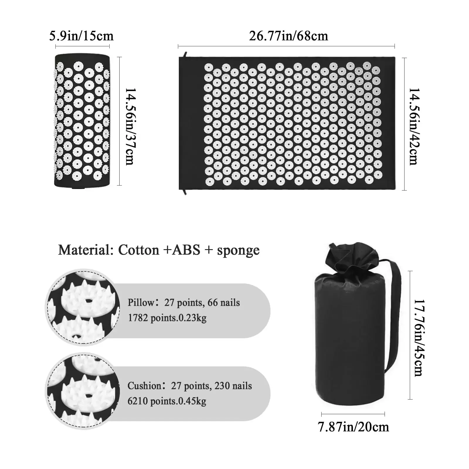 1PC/SET Massager Cushion Acupr - огляд і ціна Balance Cushion Disc