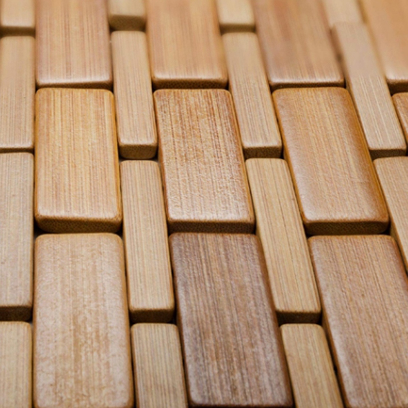Teak Wood Bath Mat Feet Shower - огляд і ціна Bamboo Bath Mat