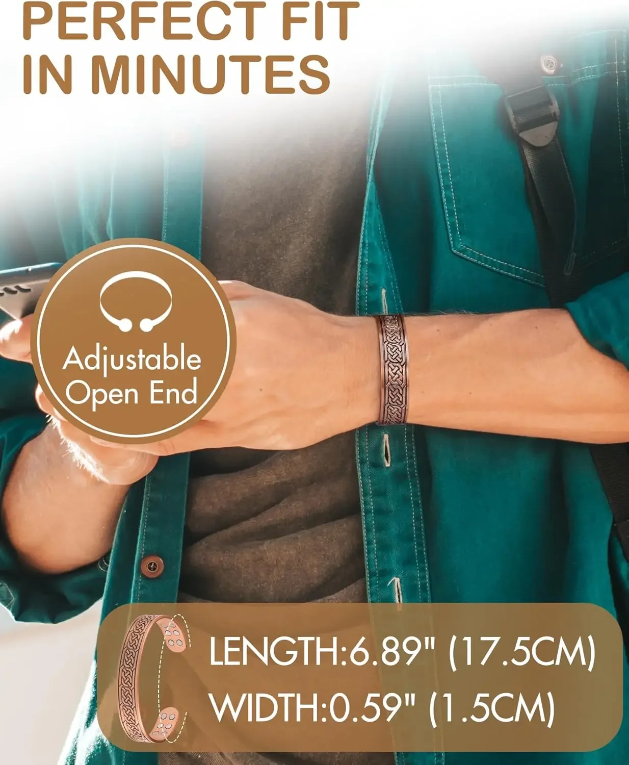 ARADOO Vintage Pure Copper Mag - огляд і ціна Therapy Health And Wellness