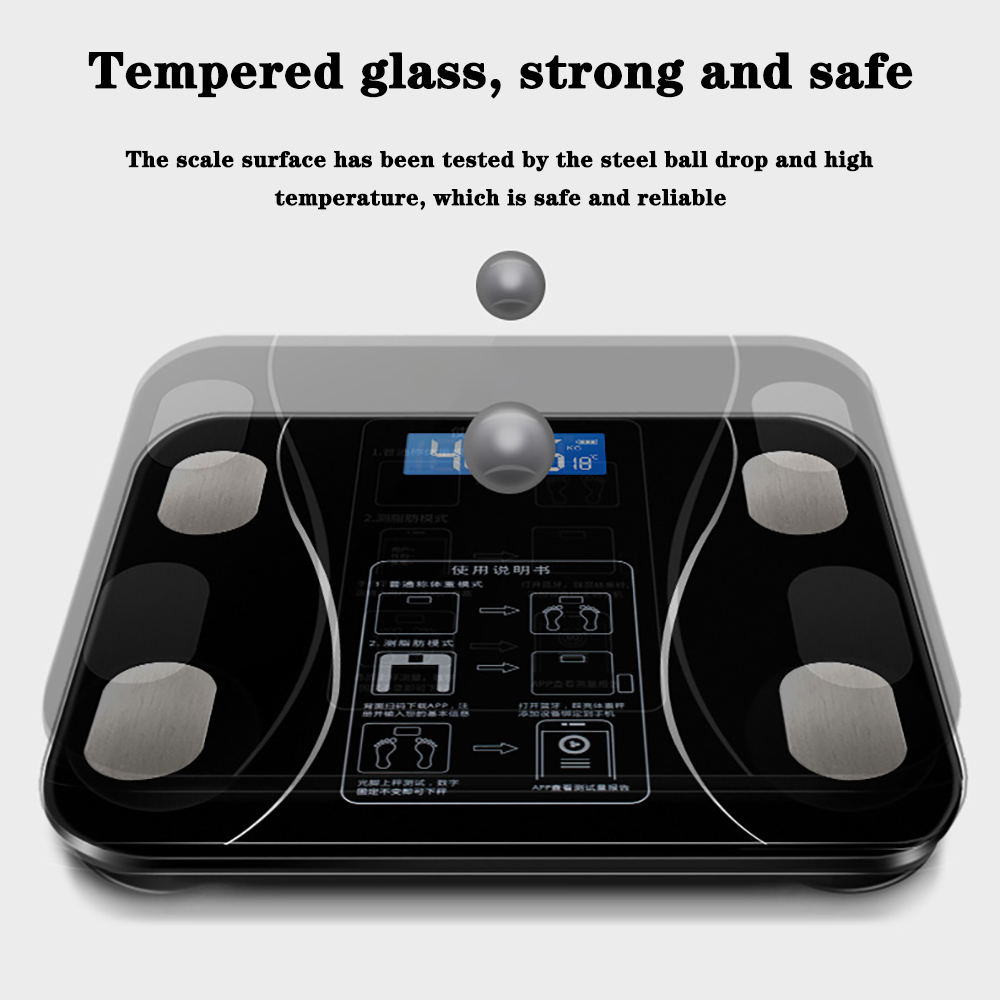 Body Fat Scale Smart Wireless  - огляд і ціна Digital Body Weight Scale